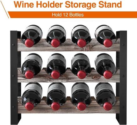 機能的なデザイン 酒瓶のための多機能の木製ワインラックカウンター