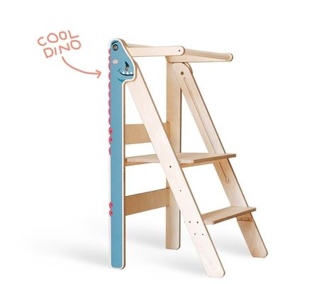 折りたたむ学習ステップストール 標準サイズまたはカスタムモンテッソーリ家具 ヘルパータワー