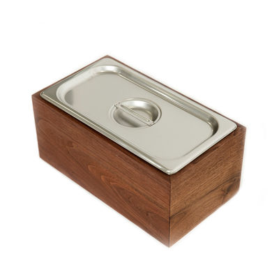 最新の 木製鋼のカウンタータップ 隔離された堆肥箱 キッチン用 食品廃棄物 リサイクル