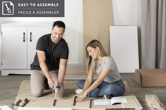 サウスショア スウェーディ スカンジナビアン 衣類ラック リビングルームの靴収納には必須