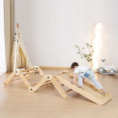 幼児のための室内モンテッソーリクライミング玩具 オーダーメイドロゴ 受け入れられる