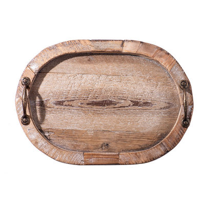 メタルハンドル 木製 茶と休憩時間用のサービストレイ 調整可能