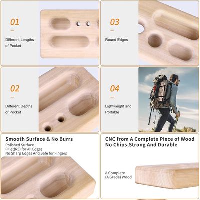 室内・室外 持ち運び可能なハングボード 岩登り訓練