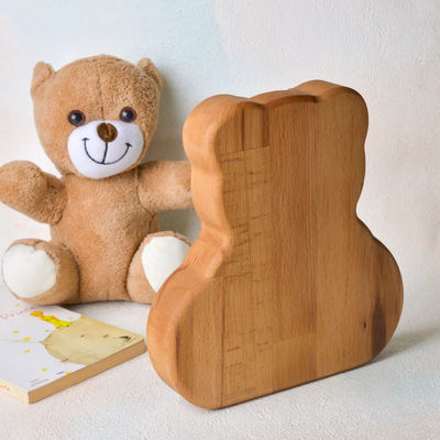 202407 ファースト バースデー イースター ギフト 動物 男の子のためのコインバンク 塗装と手作り