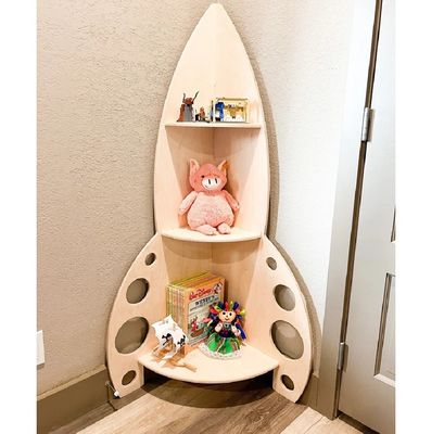 木製の書棚 レーザー印刷 彫刻 モンテッソーリ 子どものためのおもちゃ棚 倉庫