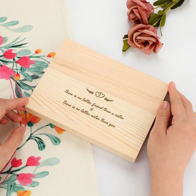 色 印刷 方法 シンプル スタイルの テーブル 画面 用 固木 フォト フレーム