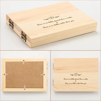 色 印刷 方法 シンプル スタイルの テーブル 画面 用 固木 フォト フレーム