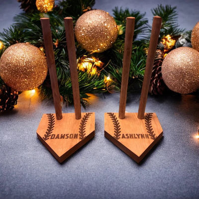 ソフトボールと野球選手権のための木製のシンプルカラースタイリングスポーツリングディスプレイ