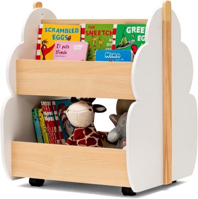 子供用本棚 小児用木製本棚 リビングルームの家具の収納