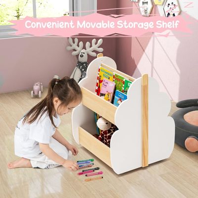 子供用本棚 小児用木製本棚 リビングルームの家具の収納