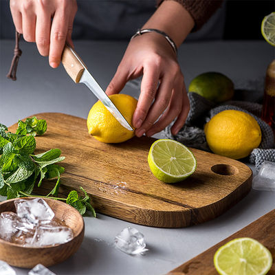 受け入れられたカスタムサイズ 黒ノート 木製パンボード 果物と出品 40x23cm