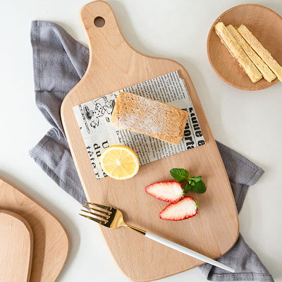 受け入れられたカスタムサイズ 黒ノート 木製パンボード 果物と出品 40x23cm