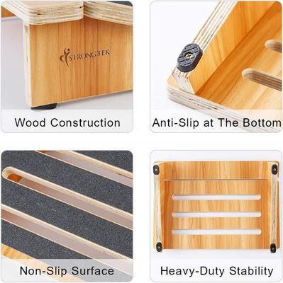 家庭やオフィス用椅子における机の下の姿勢サポートのためのエルゴノミックな木製のステップストール