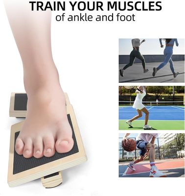 22.9 x 1.5 x 11.9cm オフィス・ウォーブルボードとフィットネスのためのカスタム木製バランスボード