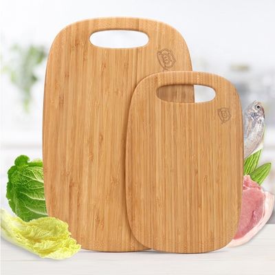 小さな有機竹チーズ 野菜 切断板 トレイ 2 台セット キッチン用