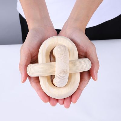 モダンスタイルのカスタム 天然木チェーンリンク 茶/コーヒー/キャンディのための装飾壁飾りチェーン