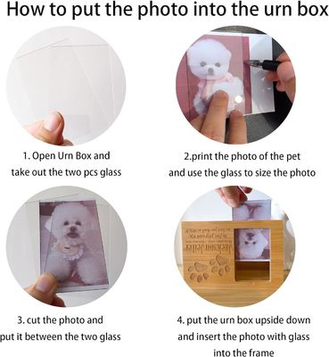 木製 ペット 記念 記念 犬用 灰 小動物 灰 個別化
