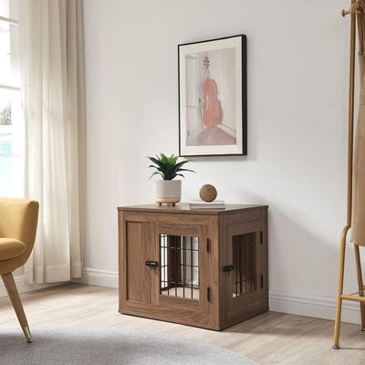 木製家具 スタイル 犬の檻 現代の装飾 オーダーメイド ペットハウス サイドテーブル ナイトスタンド