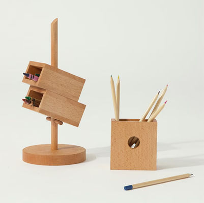 オクタゴナル デスク オーガナイザー NBeech 木 ブラック ウォールナット 兼用 デスク 組織