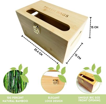 分類 折りたたみのないラック バンブーバッグ ディスペンサー ゴミ袋 壁掛け