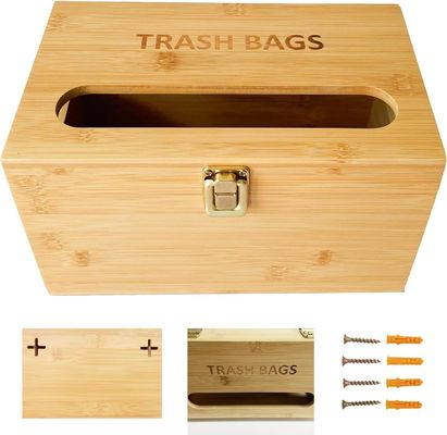 分類 折りたたみのないラック バンブーバッグ ディスペンサー ゴミ袋 壁掛け