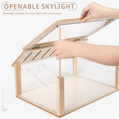 時計箱 カスタム ハムスター隠れ家 木製 ペット家具 遊園屋 小さいペットのための固いパターン