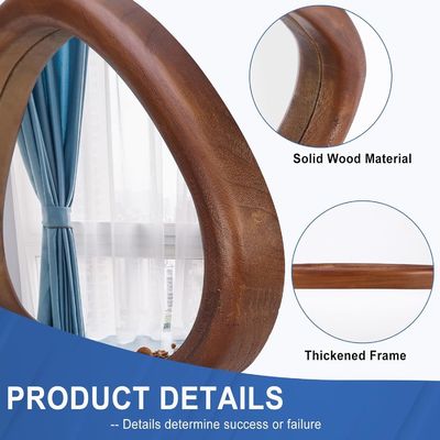 ホテルホーム浴室の壁飾りのために2枚セットの風俗的なデザインスタイルアシメトリック鏡