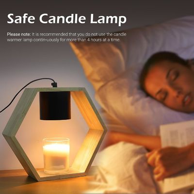 家庭装飾用のモダンな田舎茶色の木製柱のキャンドルホルダー 3"D x 9"W x 22"H