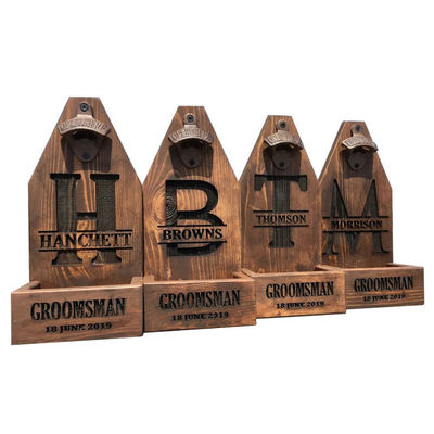 オーダーメイド オーダーメイド 木製 壁 装着 酒瓶開け 婚礼用 贈答品