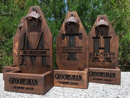 オーダーメイド オーダーメイド 木製 壁 装着 酒瓶開け 婚礼用 贈答品