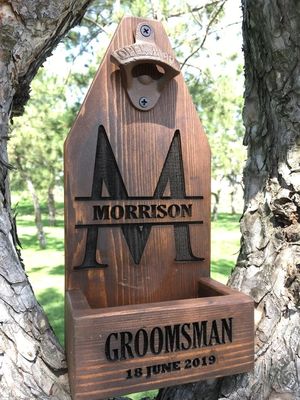 オーダーメイド オーダーメイド 木製 壁 装着 酒瓶開け 婚礼用 贈答品