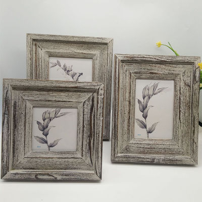 木製の絵画枠 4 " 6 " 7 " カスタム 田舎風 手彫り シンプルな色