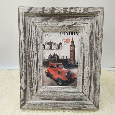 木製の絵画枠 4 " 6 " 7 " カスタム 田舎風 手彫り シンプルな色