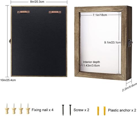 写真と記憶を保存するための保護の影箱ディスプレイケース 25.4x20.3x56