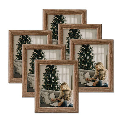 家庭装飾 大型壁装飾 オーダーメイド印刷付きの鉄写真枠 木製