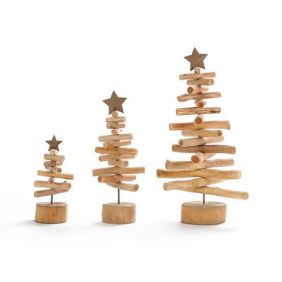 カスタム印刷 人工クリスマスツリー ミニ 木製飾り 家具飾り クリスマスツリー