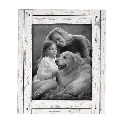 壁に装着された木製の田舎式またはテーブルトップスタンド 自由アソート サイズでカスタムフレーム