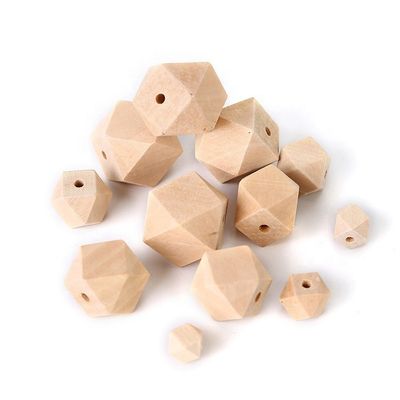 20mm 丸い木製の丸珠 自然色でDIYプレゼントとネックレスのために素晴らしい