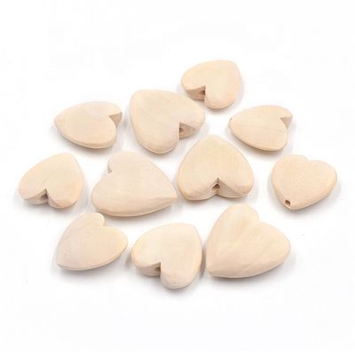 20mm 丸い木製の丸珠 自然色でDIYプレゼントとネックレスのために素晴らしい