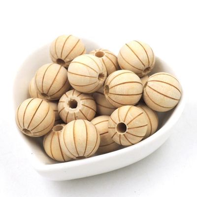 環境に優しい固形木製の珠 DIY ハートネックレスとブレスレット チェンデリア装飾