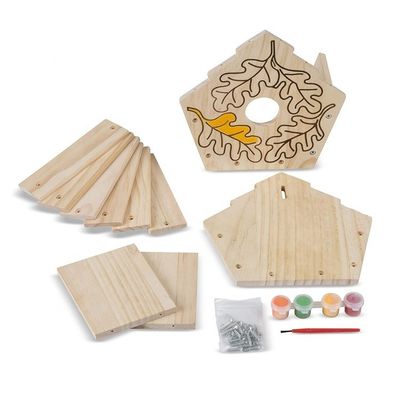 DIY 飾り付けと装飾のための木製のシドール鳥の家檻を印刷 パターン