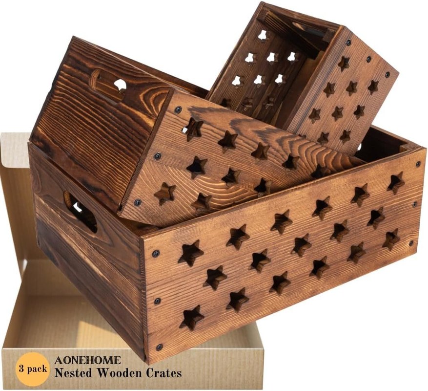 本収納用木箱 オーダーメイドロゴ 受け入れられる装飾用巣箱 木箱