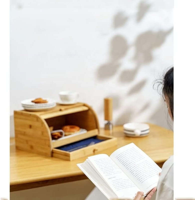 シルクスクリーンプリント バンブー 木製 キッチンパンホルダー