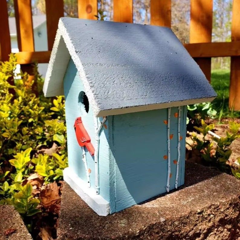 木製色鳥居 庭園用の木製小箱 手作り
