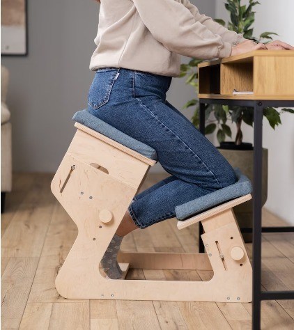 リビング 木製の膝の椅子 焼いた印刷 調整可能・個別化 ギフト