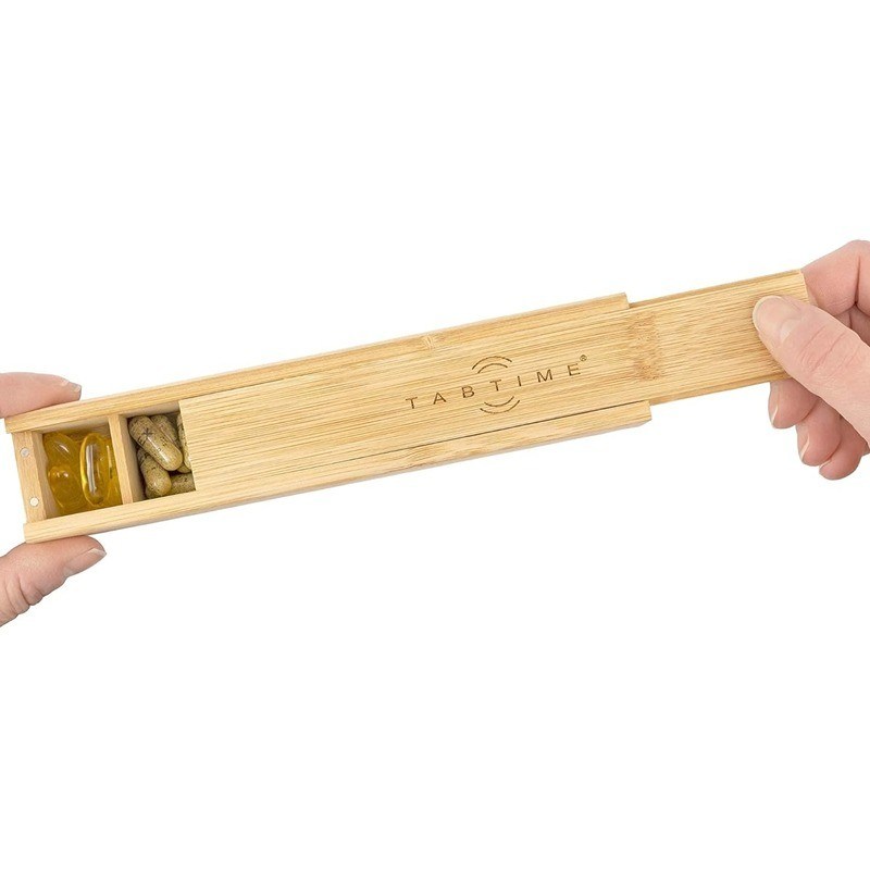 OEM/ODM 受け入れられる ビタミンとサプリメントのためのカスタム 木製7日錠剤オーガナイザー