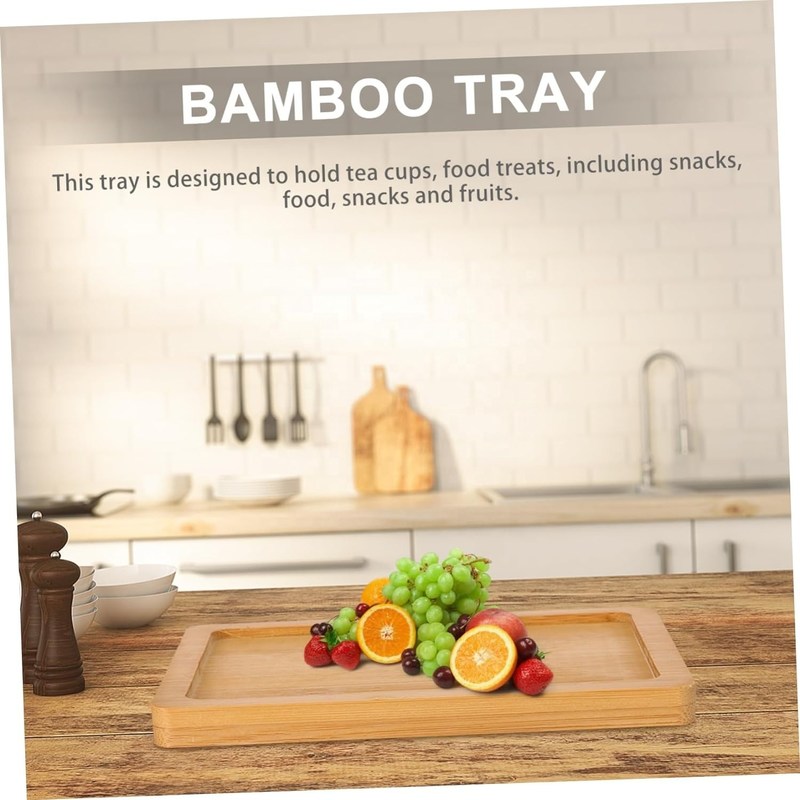 リビングルームの装飾 カスタム 4pcs 木製パレットトレイ 食品サービスとディスプレイトレイ