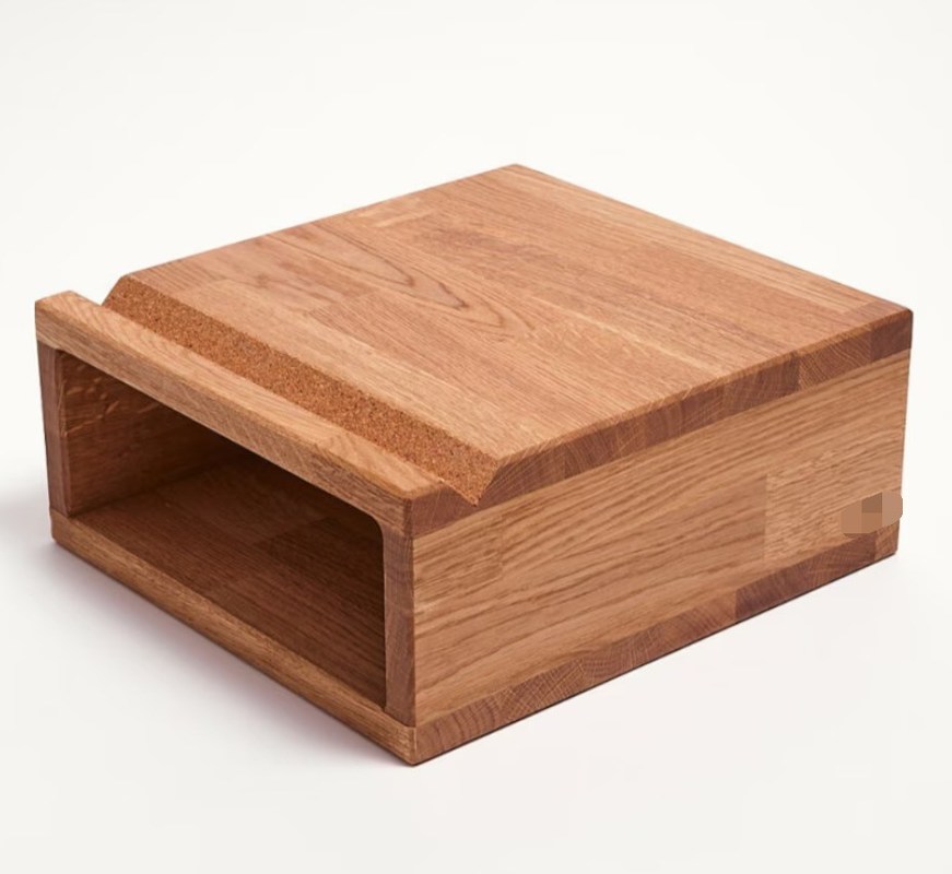 分類 折りたたみのないラック 壁に装着された自転車ラック 手造りのオークウッドデザイン