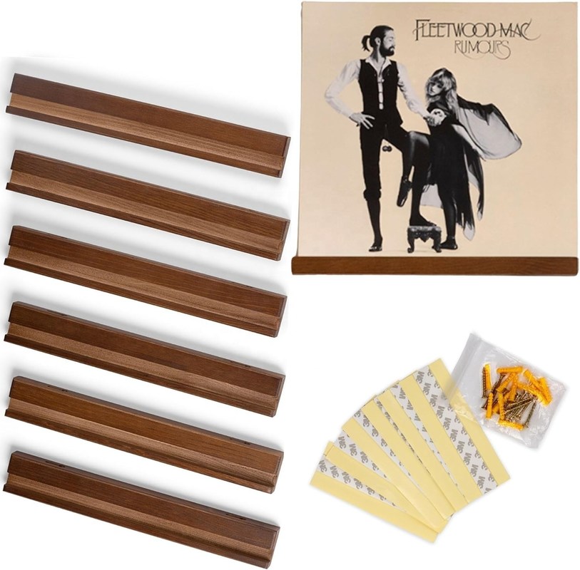 壁マウント ヴィニール レコード ディスプレイ シェルフ NO 折りたたみ機能 空間節約と保管