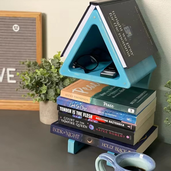 便利な保管用 棚 シルクスクリーン印刷 本棚 本のページホルダー